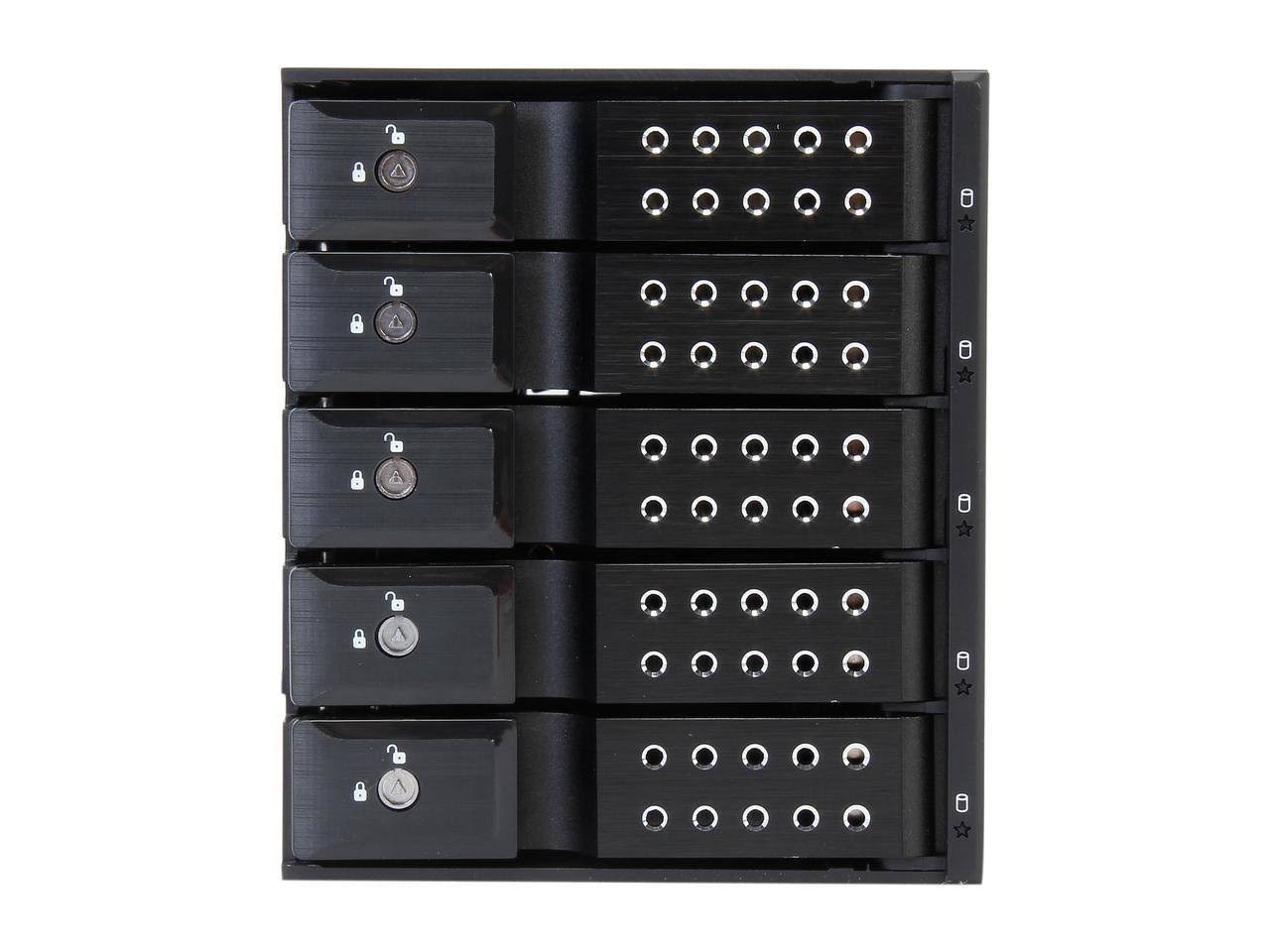 3x5.25 to 5x3.5 Trayless Black R10021