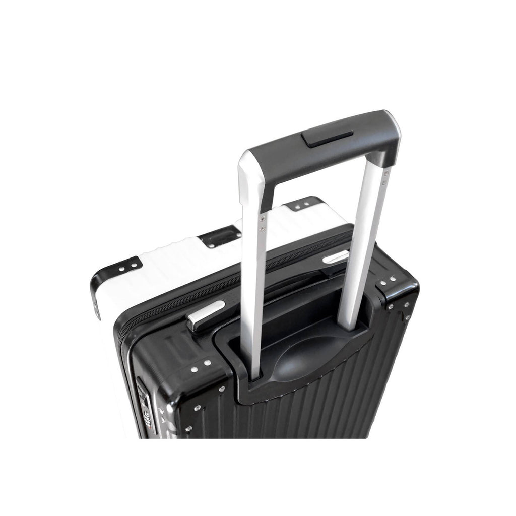 White Carry on Suitcase D128154