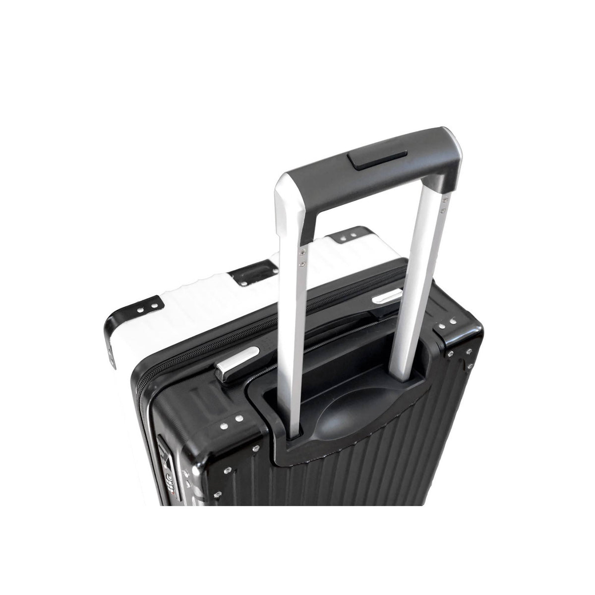 White Carry on Suitcase D128154