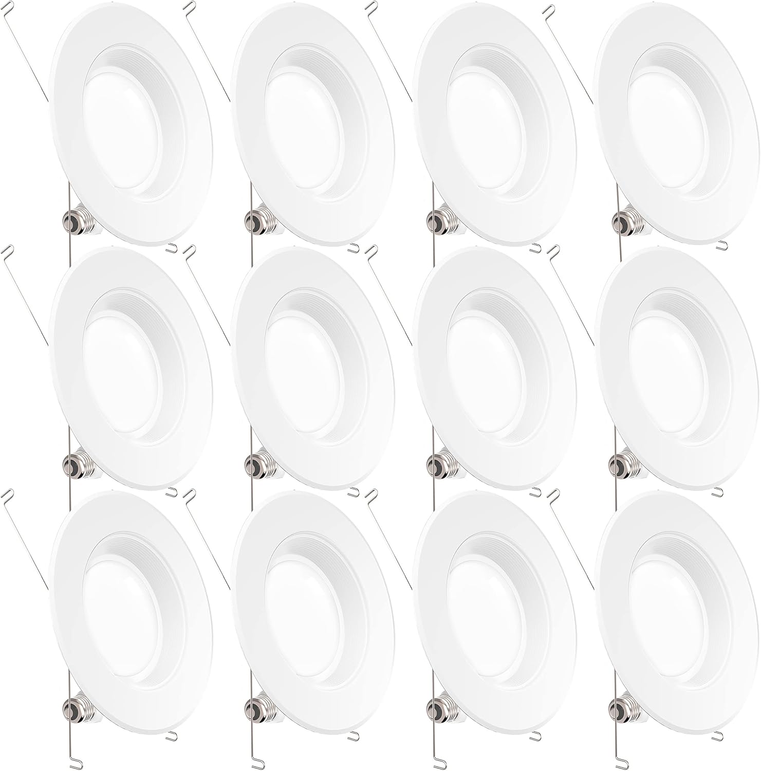 12 Pack 5/6 Inch LED Recessed Lighting Retrofit Conversion Kit Y825606