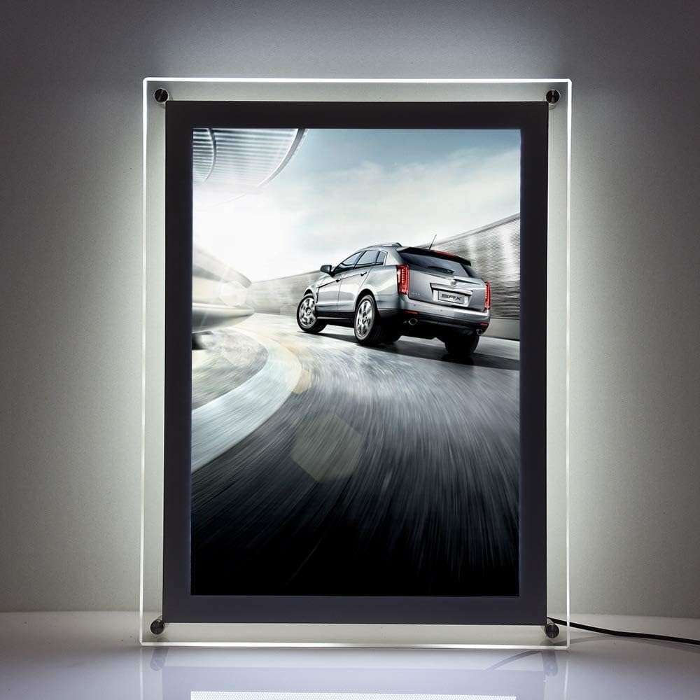 24X36 Inch Ultra Thin Wall Mounted Acrylic LED Light Box Sign Holder K19712
