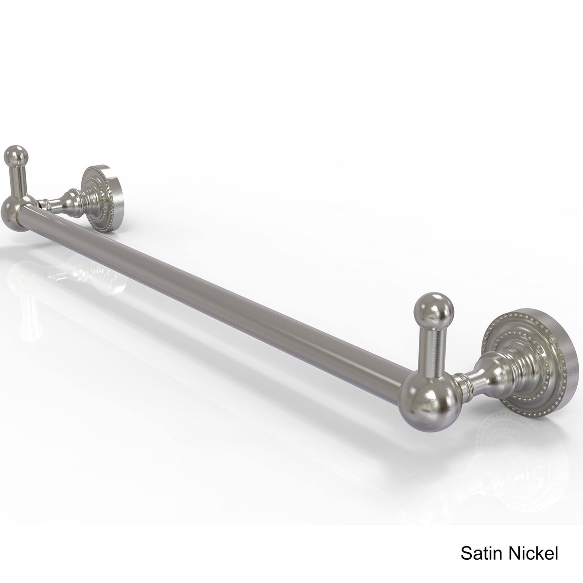 Antique Bronze 18 inch Towel Bar with Integrated Hooks T9331