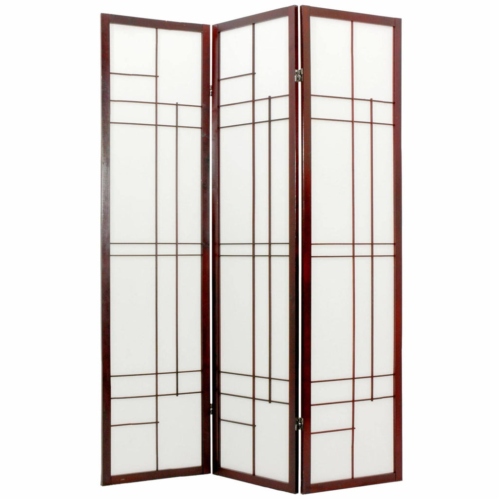 Black 3 Panel Shoji Screen V2524