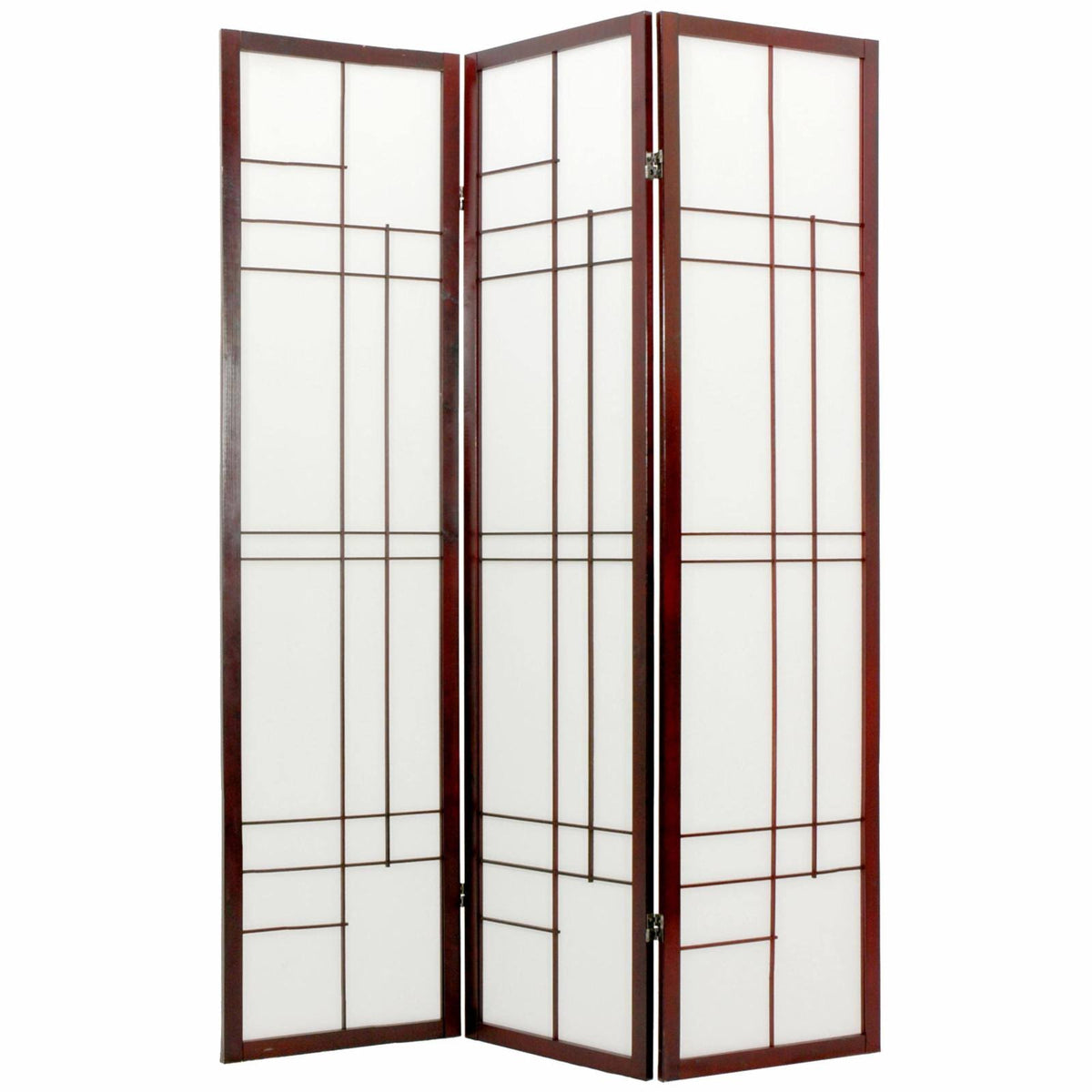 Black 3 Panel Shoji Screen V2524