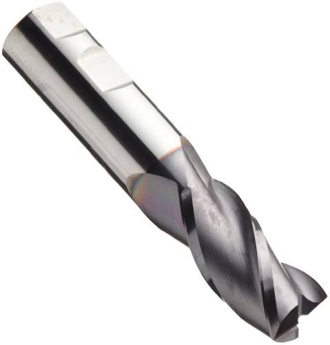 Carbide Corner Radius End Mill, TiAlN Finish, 3 Flutes, 2 inch R32457