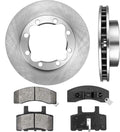 8 Lug Brake Disc Rotors with Metallic Brake Pads C6179