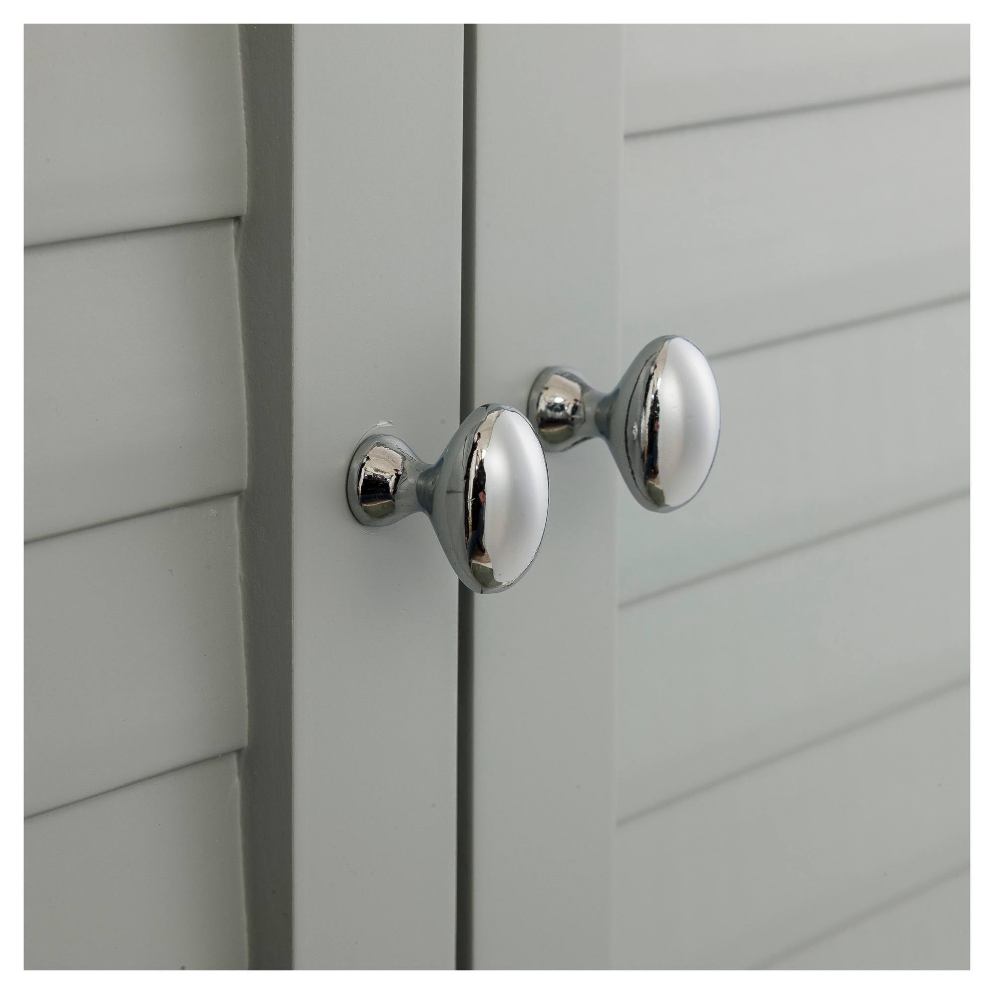 Gray Double Door Floor Cabinet Q17746