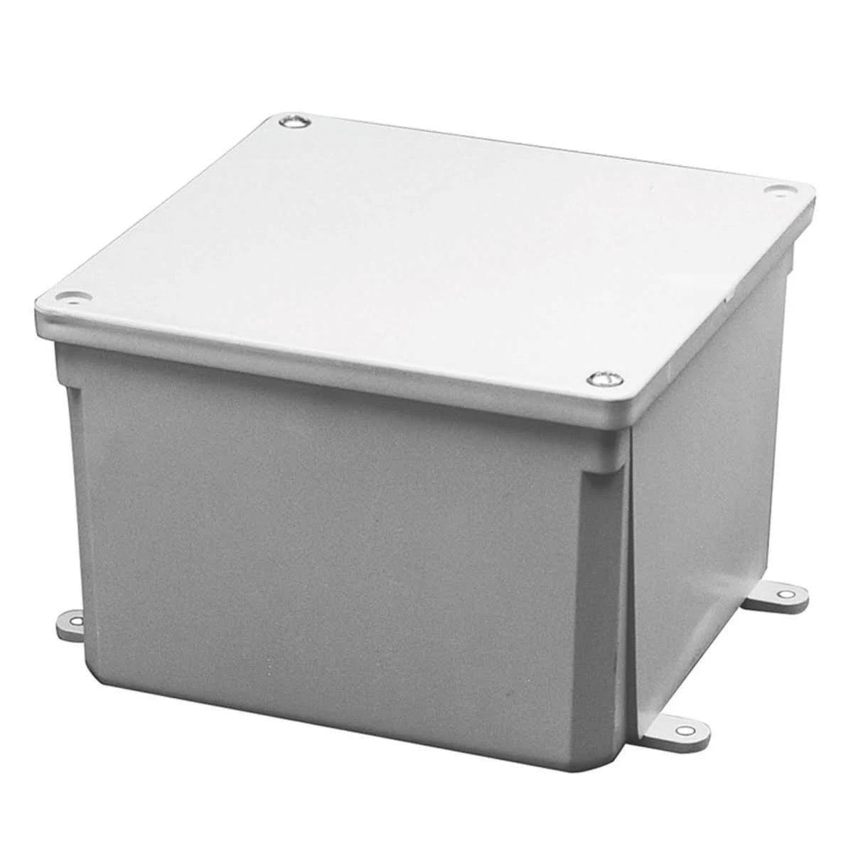 Gray PVC Junction Box (Case of 3) W6153