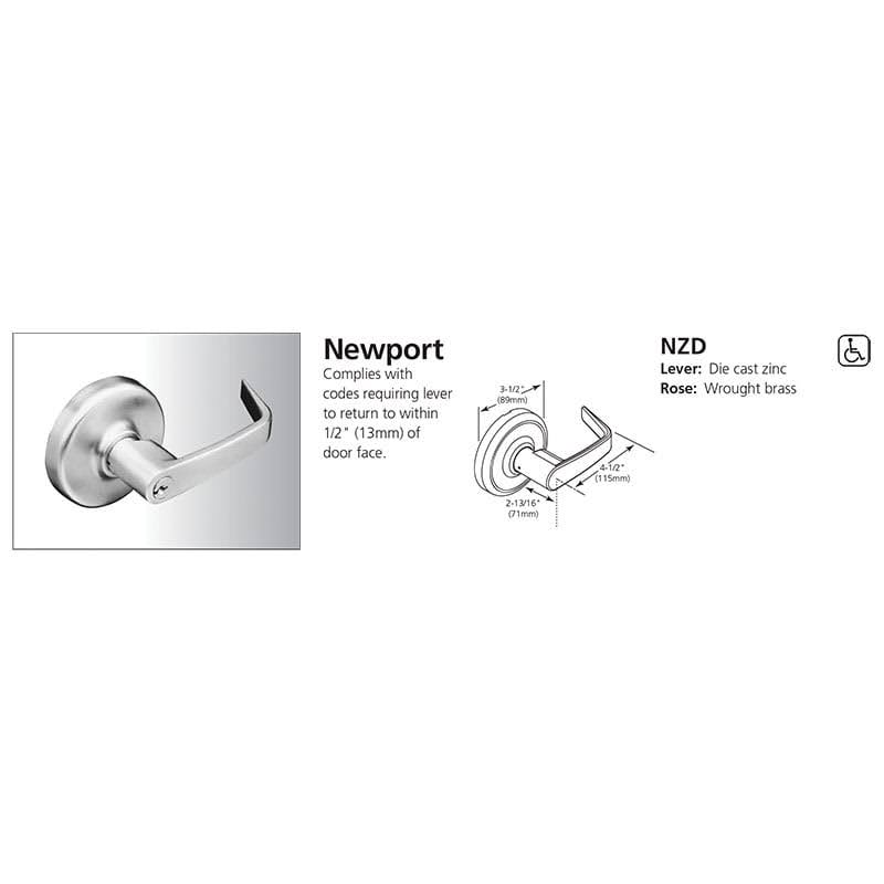 Extra Heavy Duty Privacy Lever Lockset F4251
