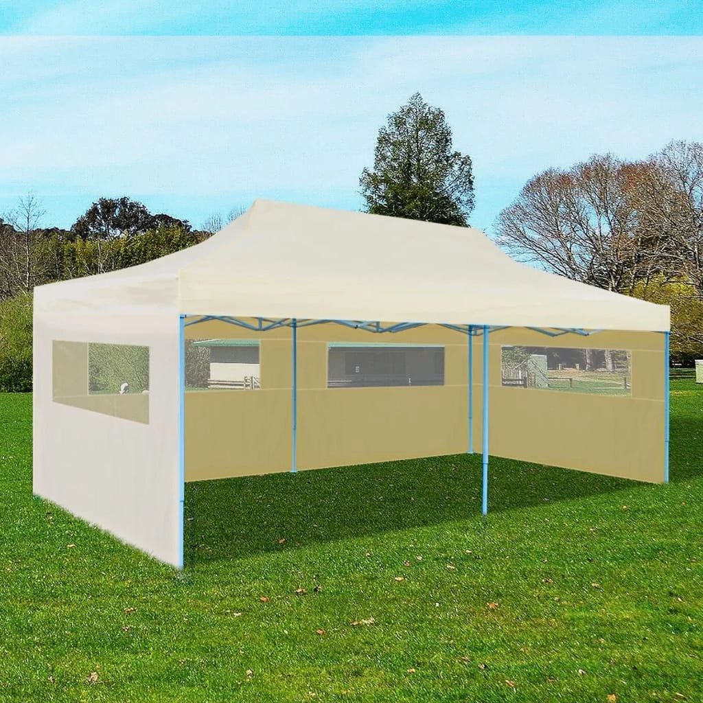 Cream Steel Frame Patio Sun Shade Shelter Party Tent Canopy I1318