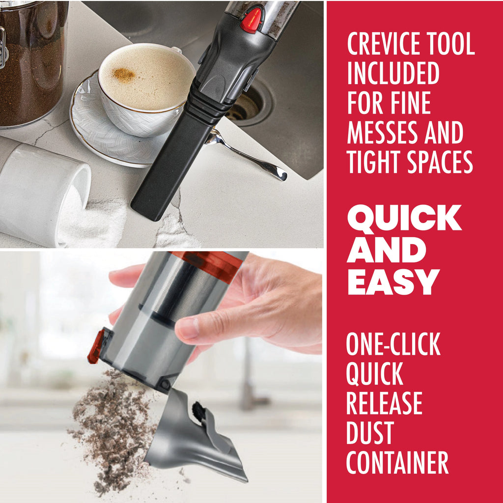 Red Cordless Handheld Vacuum H233879
