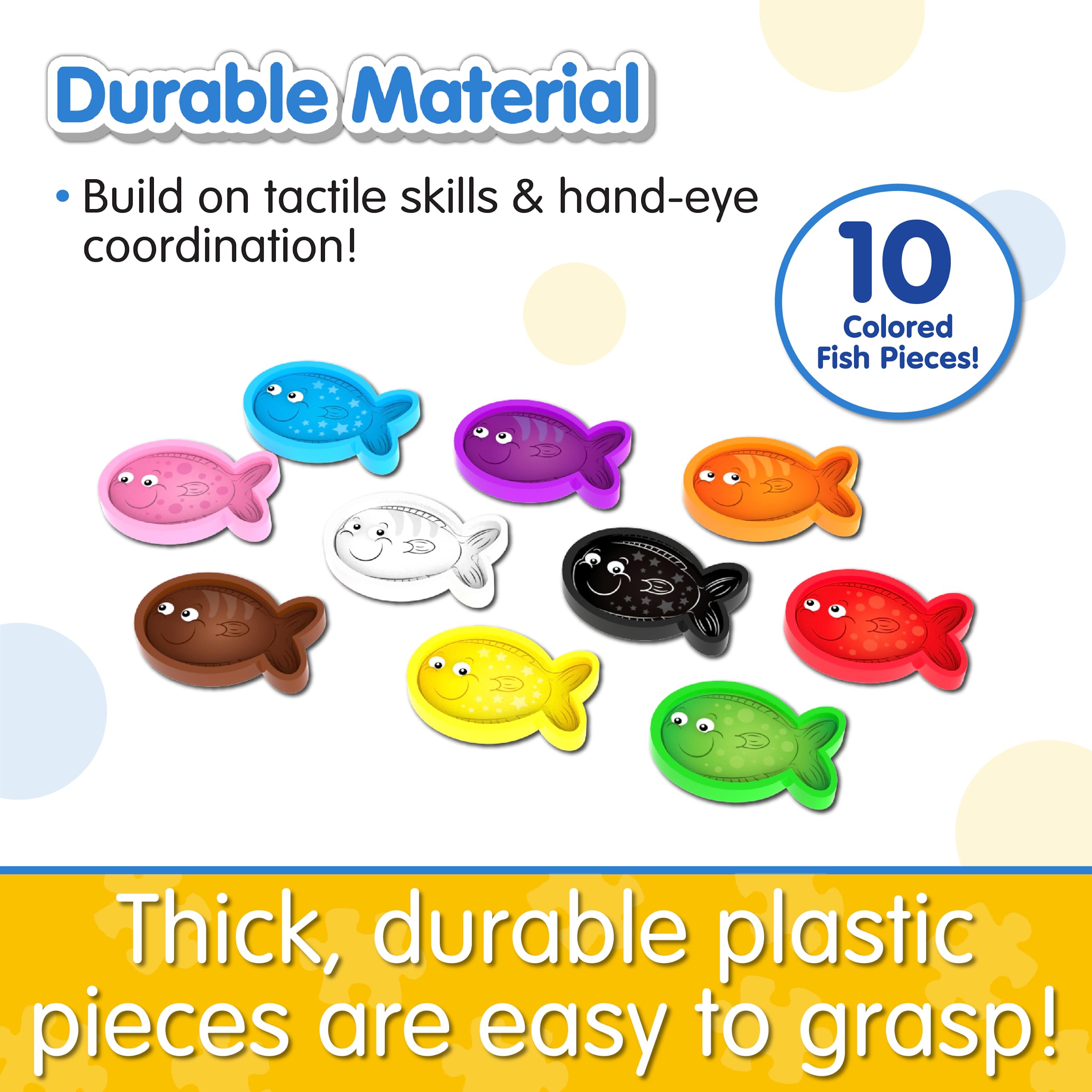 Color Fun Fish Bowl Preschool Learning Toy T9855