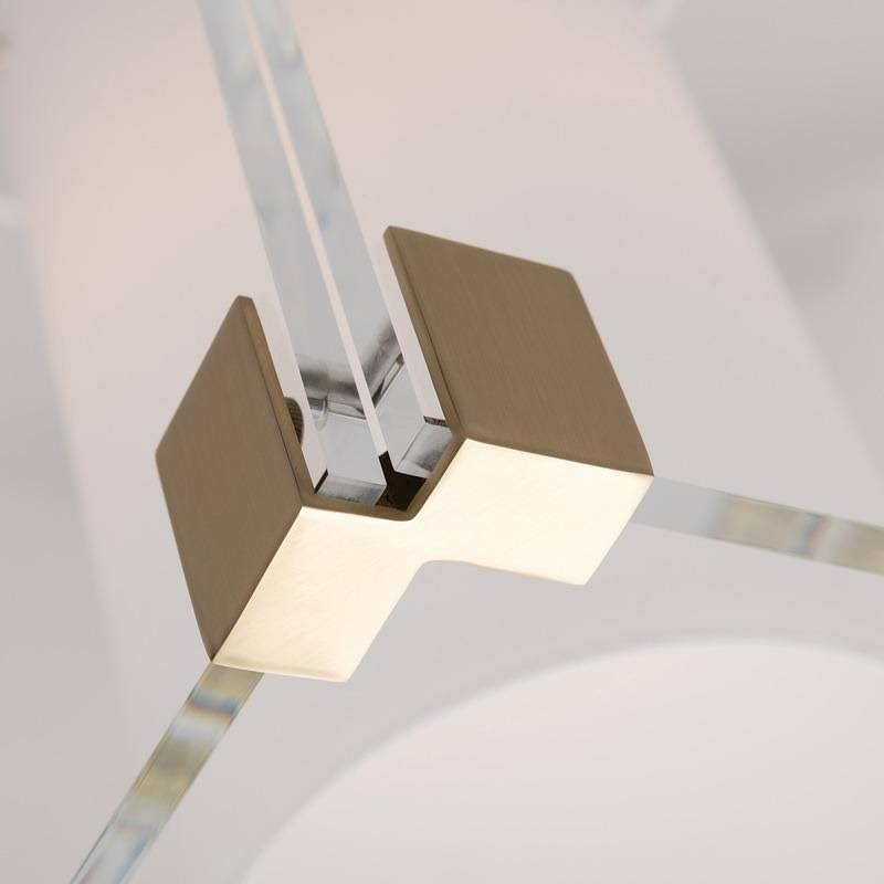 Aged Brass 1 Light Flush Mount K767