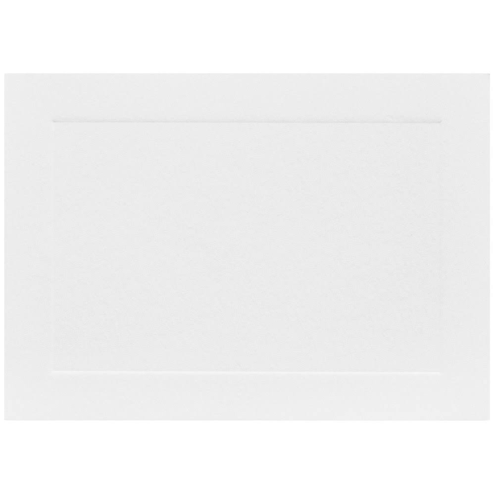 Flat Note Cards, 3 1/2 x 4 7/8, White, 500/Box T974329