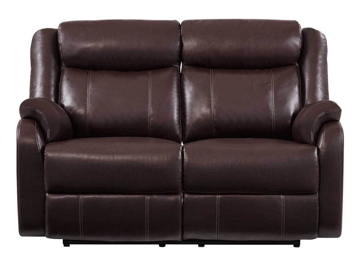 Brown Reclining Loveseat X522