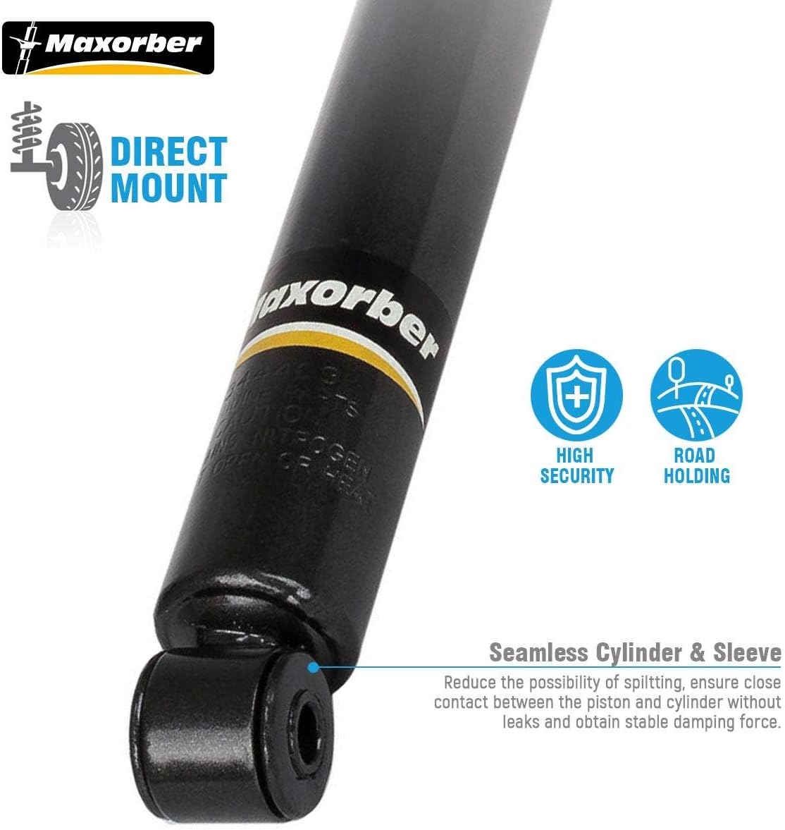 Rear Set Shocks Struts Absorber Pack of 2 U35186