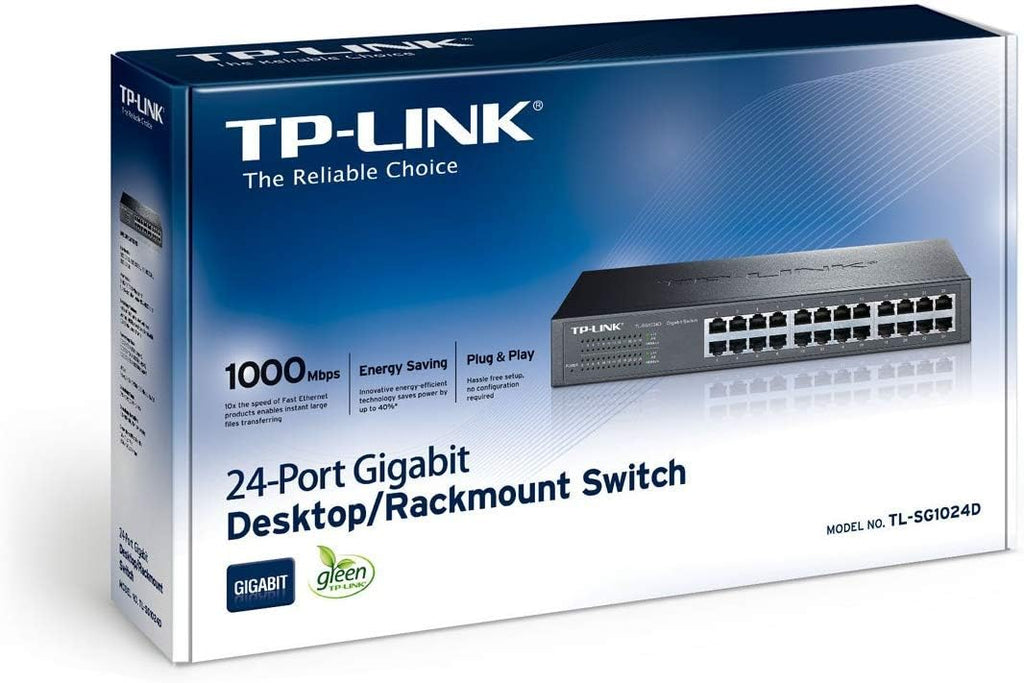 24-Port Gigabit Ethernet Unmanaged Switch Y5654