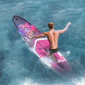 Pink Inflatable Stand Up Paddle Board and Sit-on Kayak Set with Backpack B98932