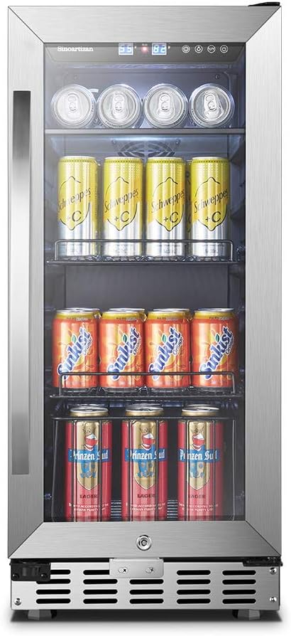 24 Inch 110 Cans Built-in Beverage Cooler Refrigerator A2541