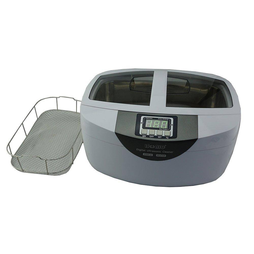 Commercial Ultrasonic Cleaner, 2.5L, White, Stainless Steel C342049