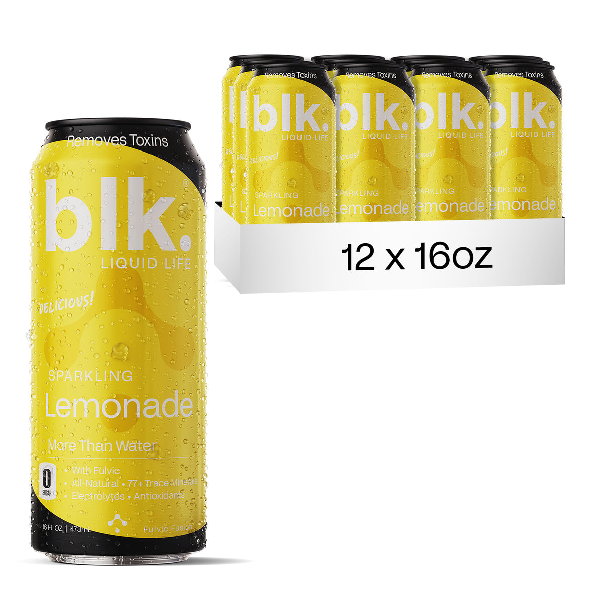 Lemonade Sparkling Water 16oz 12 Pack Cans P53082