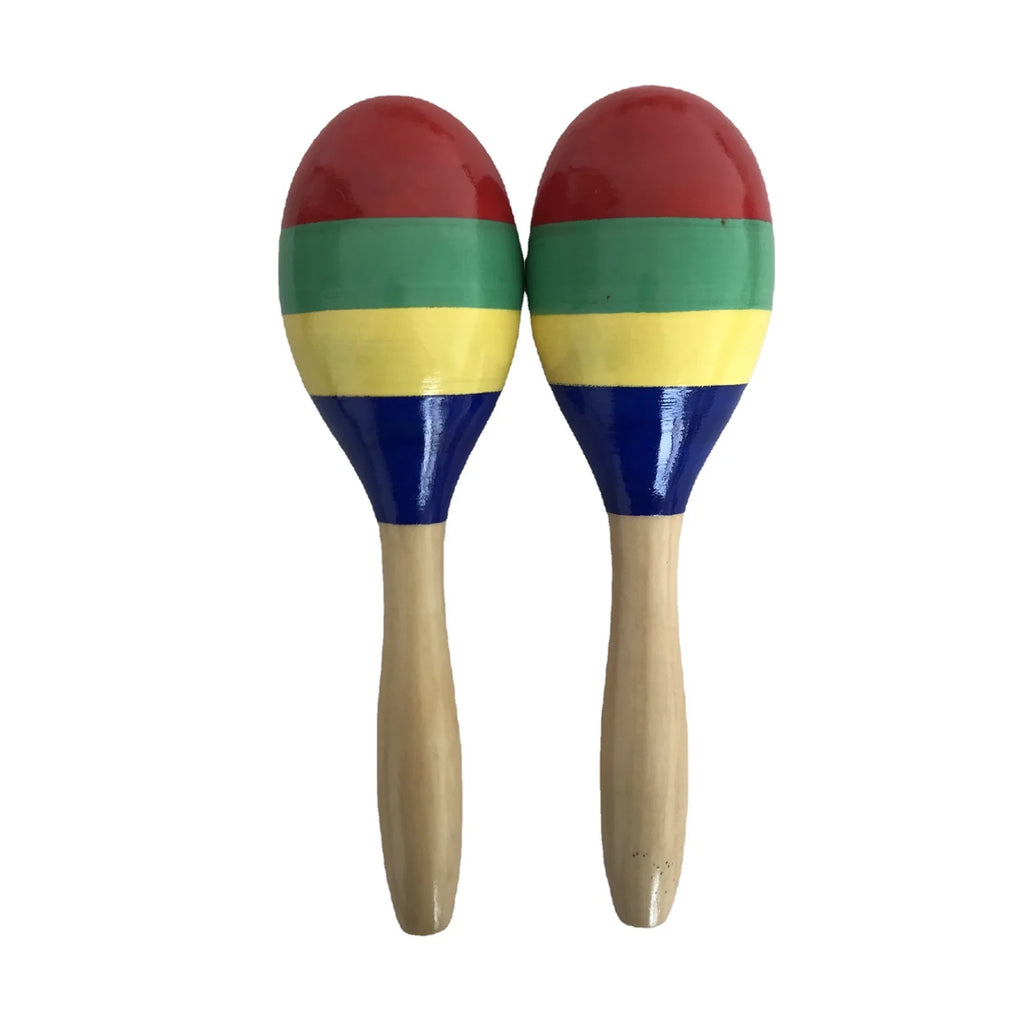 Wooden Maracas Percussion Instrument Musical Toy J3416