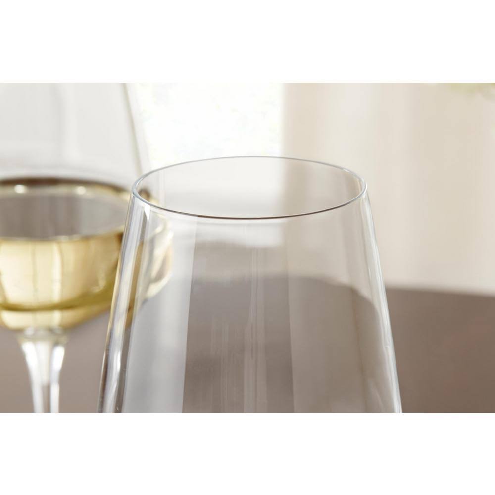 15.5 fl. oz. Lead-Free Crystal White Wine Glasses Set of 8 B391936