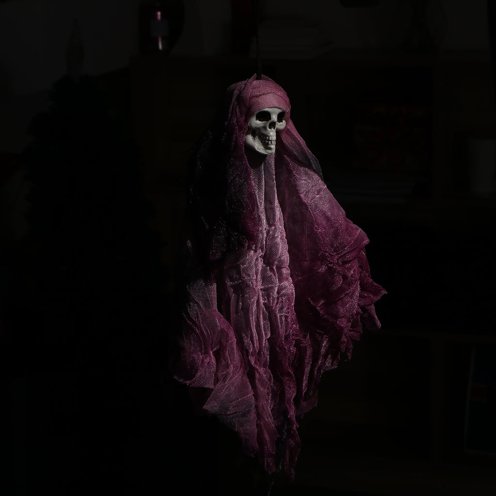 Halloween Skull Doll Decoration Prop (Purple) H49477