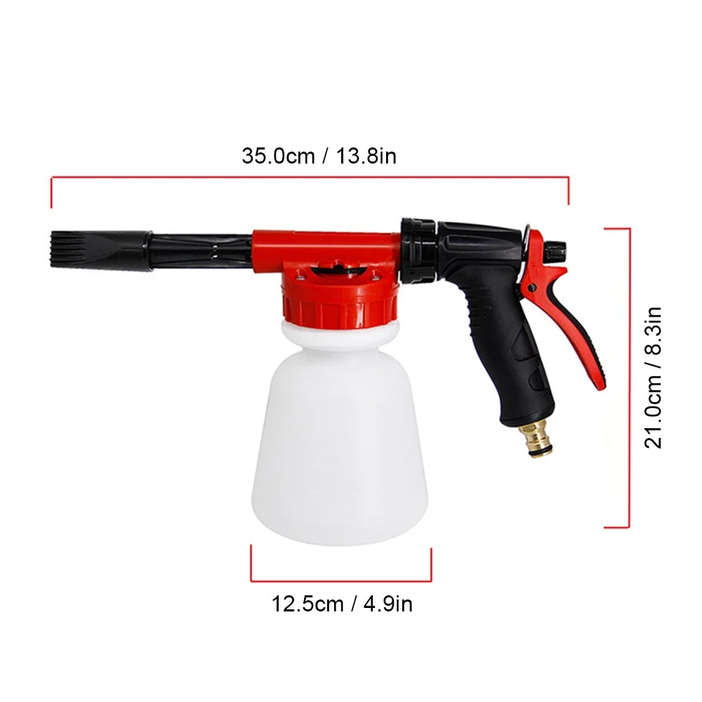 Car Wash Foam Sprayer with Adjustable Ratio Dial and 1 Liter Bottle D3305