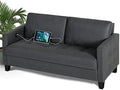 72" W Fabric 3 Seater Couch with 2 USB H9477