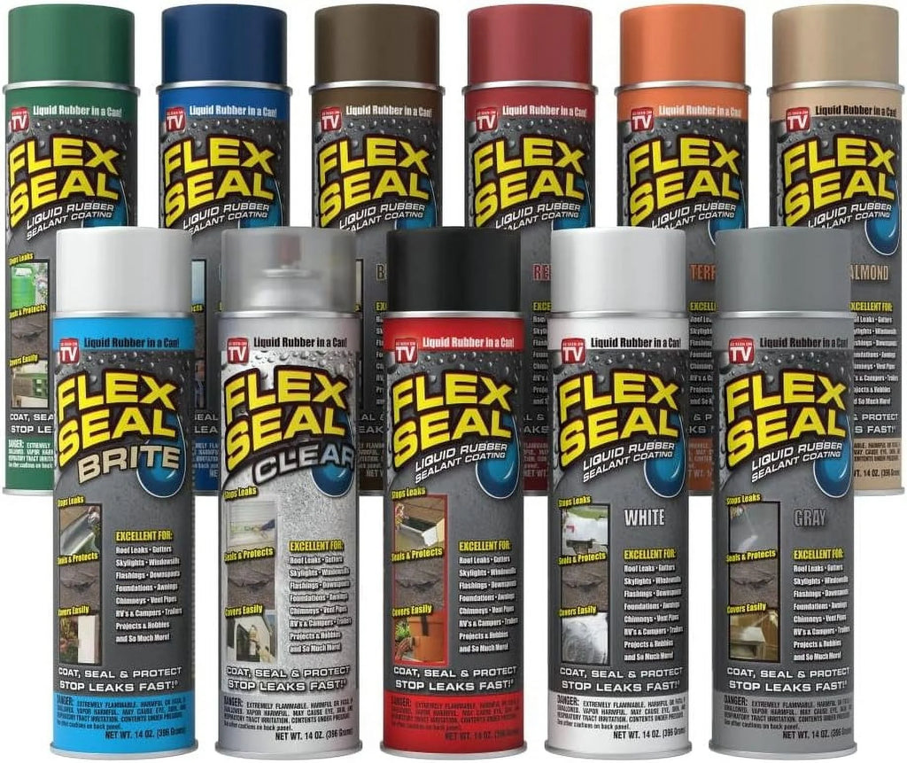 White Rubber Sealant Spray Coating, 14-oz (2 Pack) B61304