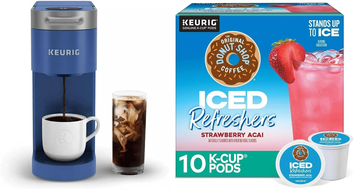 Blue Single-Serve Coffee Maker P93694