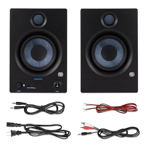 Bluetooth Studio Monitors, Pair — Powered, Active Monitor Speakers Z255633