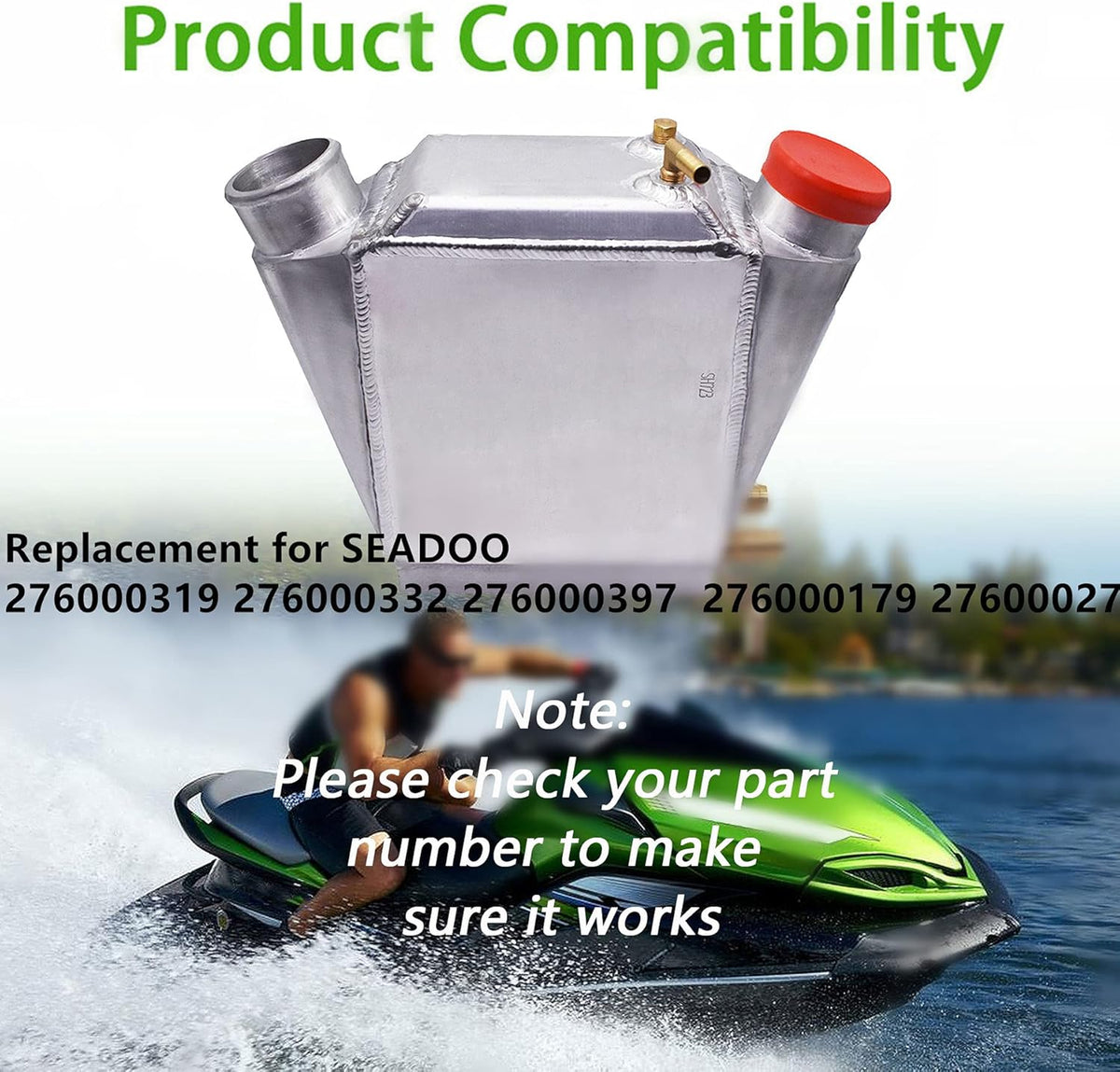 Intercooler Replacement for SEADOO W355604