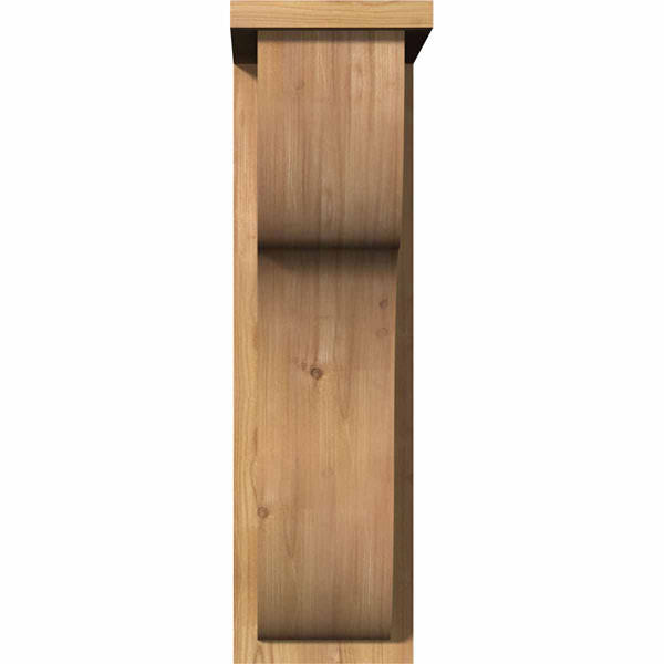 7 1/2x22W x 14x22D x 26x22H Western Red Cedar Corbel I98315