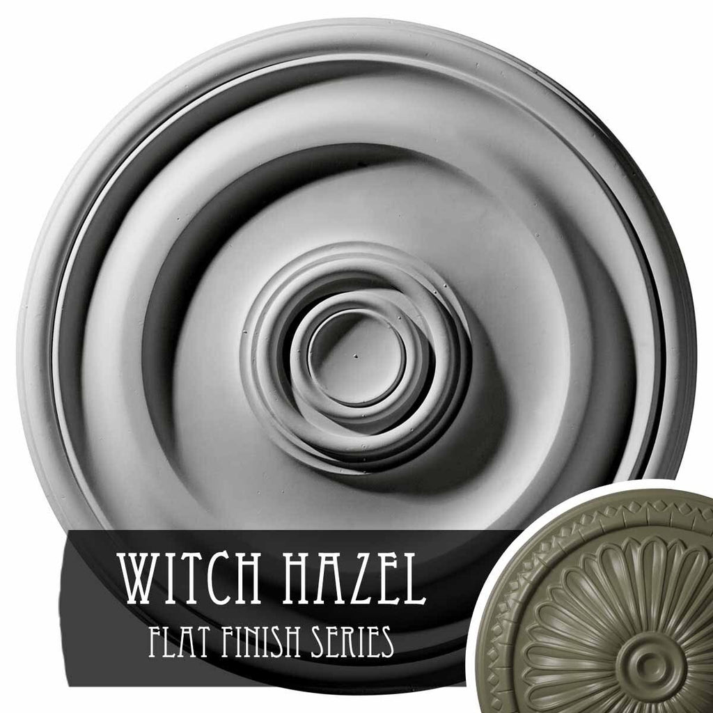 15 3/4x22OD x 1 1/2x22P Hand-Painted Ceiling Medallion R9109