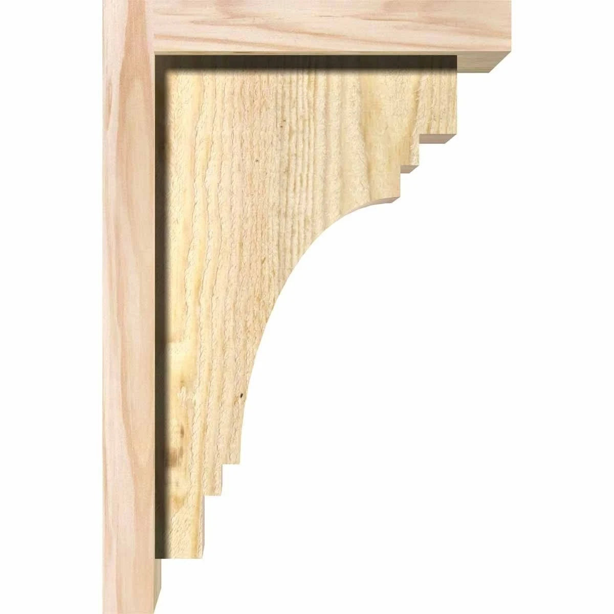 Douglas Fir Corbel with Backplate H729