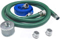 2 x 50' Blue PVC Backwash Hose & 2 x 20' Green PVC Suction Hose with Aluminum Camlock Fittings R5632