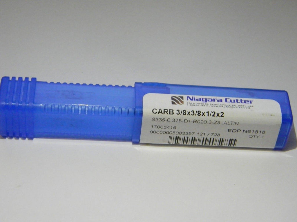 Carbide Corner Radius End Mill, TiAlN Finish, 3 Flutes, 2 inch R32457