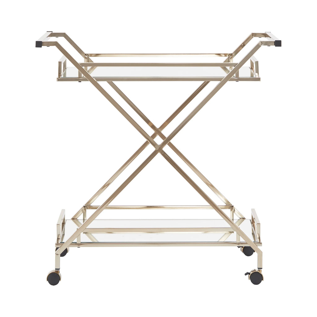 Champagne Gold Bar Cart N167
