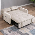 Beige Convertible Sofa Bed Loveseat Z231813
