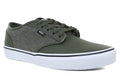 Mens Canvas White Shoes E712613