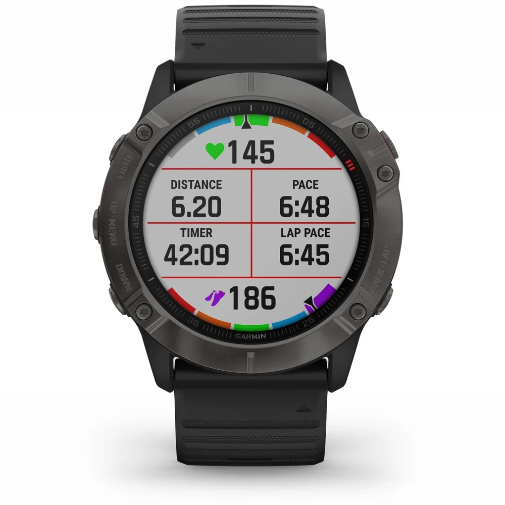 Carbon Gray DLC Multisport GPS Smartwatch J618258