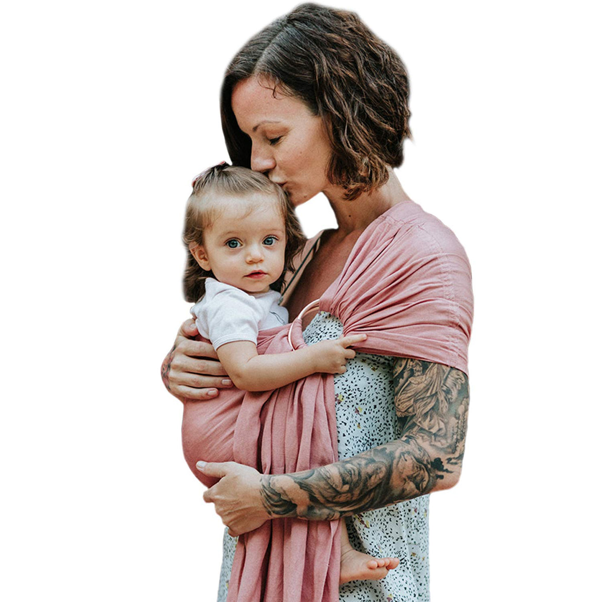 Bamboo and Linen Ring Sling Baby Carrier F101597
