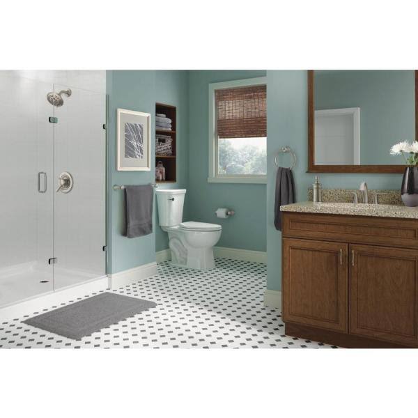 White 32x22 x 60x22 Shower Base S142305