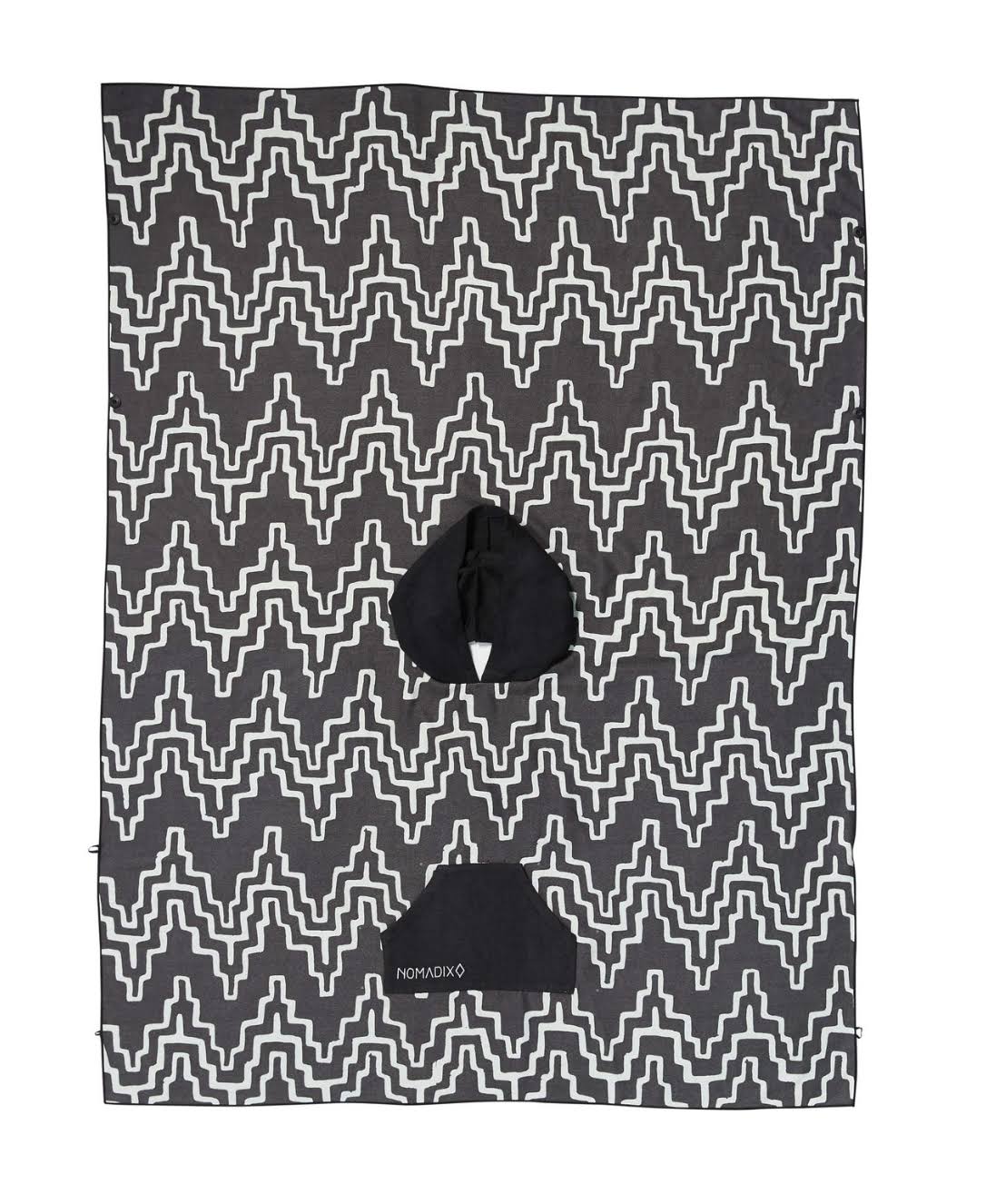 Teton Black Poncho Towel M746333