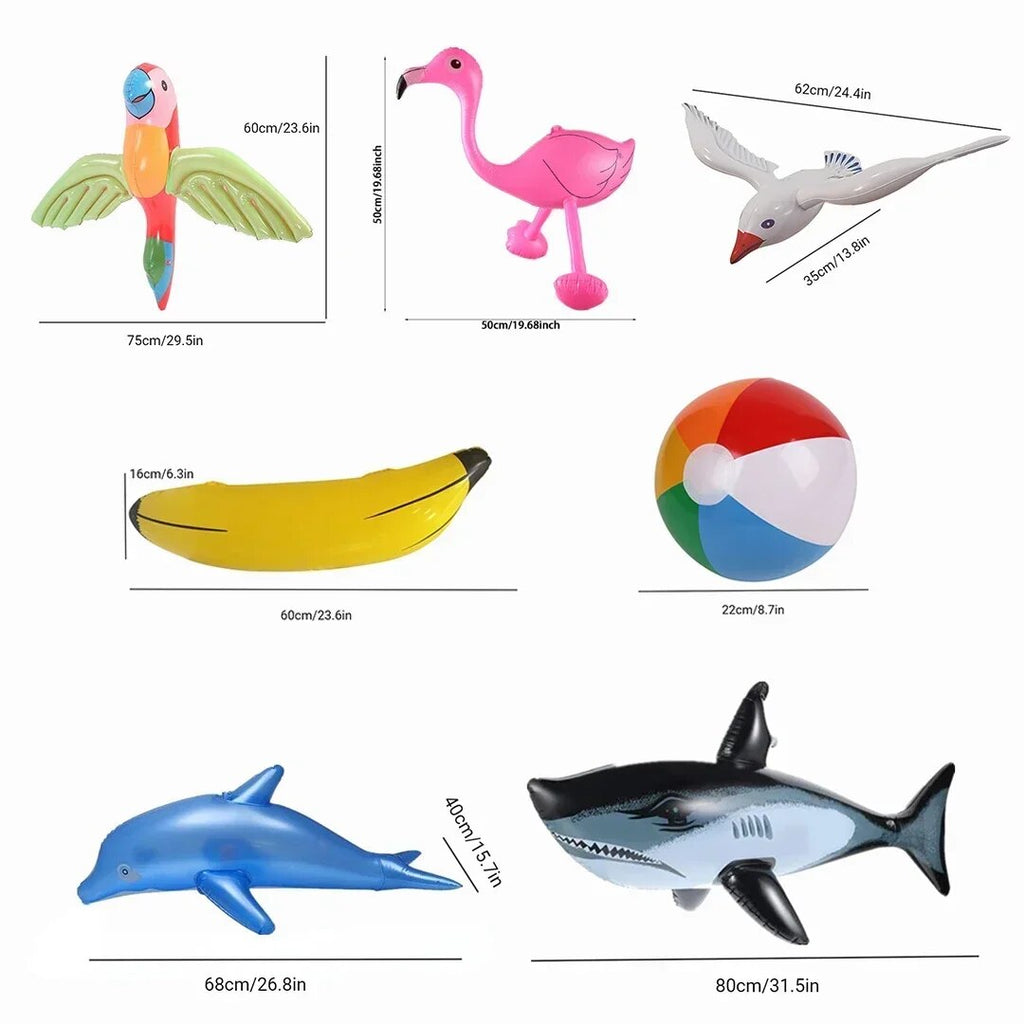 Blue Dolphin Inflatable Swimming Pool Float Water Toys P324