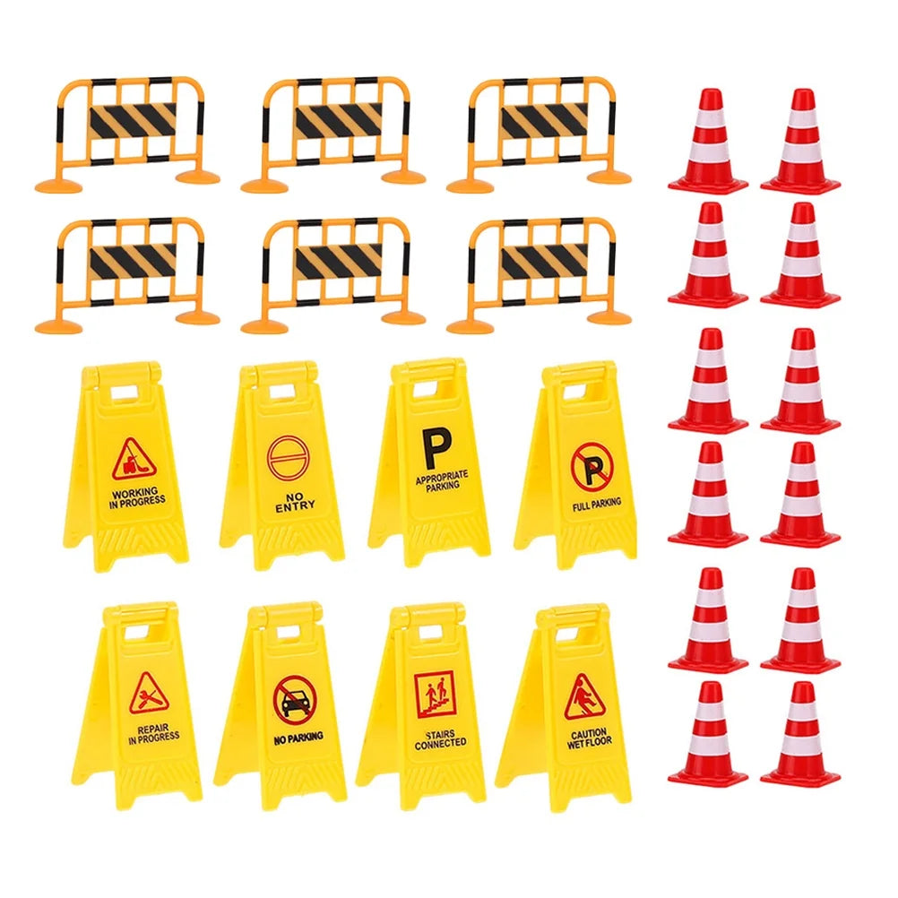 Mini Construction Traffic Cone Playset Z944000