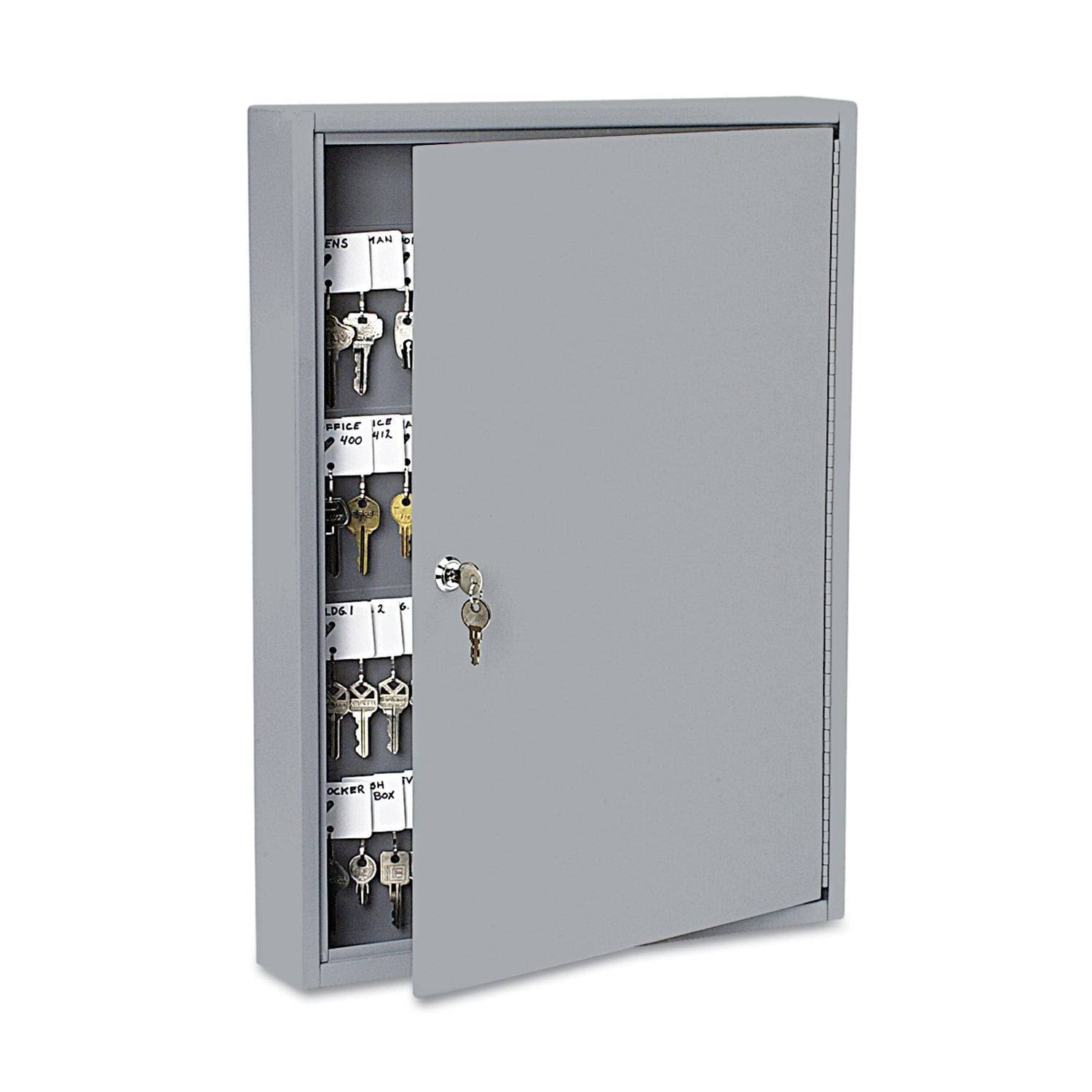 Locking Key Cabinet 100-Key Steel Gray J5824