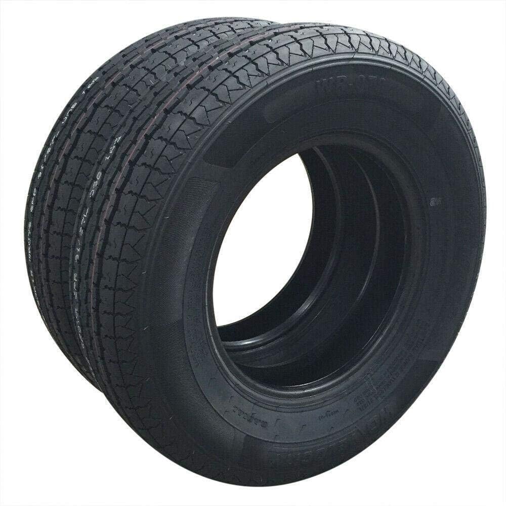 Set of 2 Trailer Tires ST175/80R13 Radial Tubeless S81776